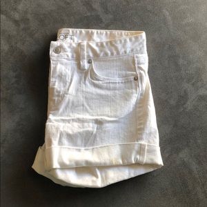 Ann Taylor LOFT White Denim Shorts